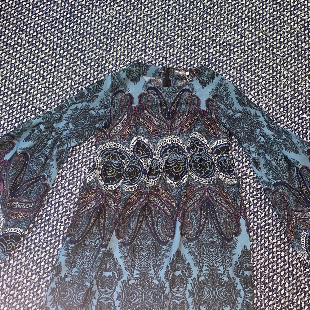 Earthbound Trading Co. Patterned Dress (Small)